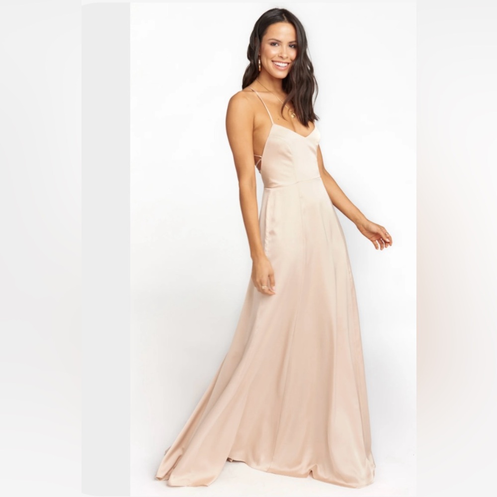 Show me your MUMU Champagne Luxe Satin